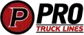 Pro Truck Lines transportation logo