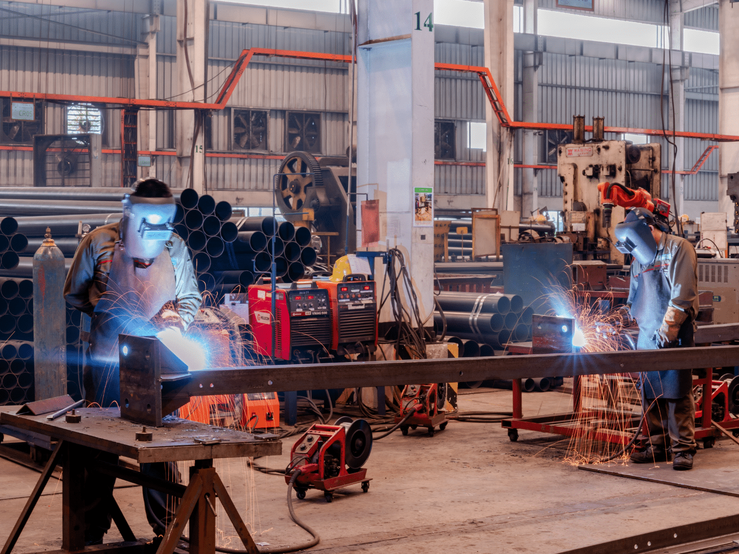 Industrial manufacturing production facility