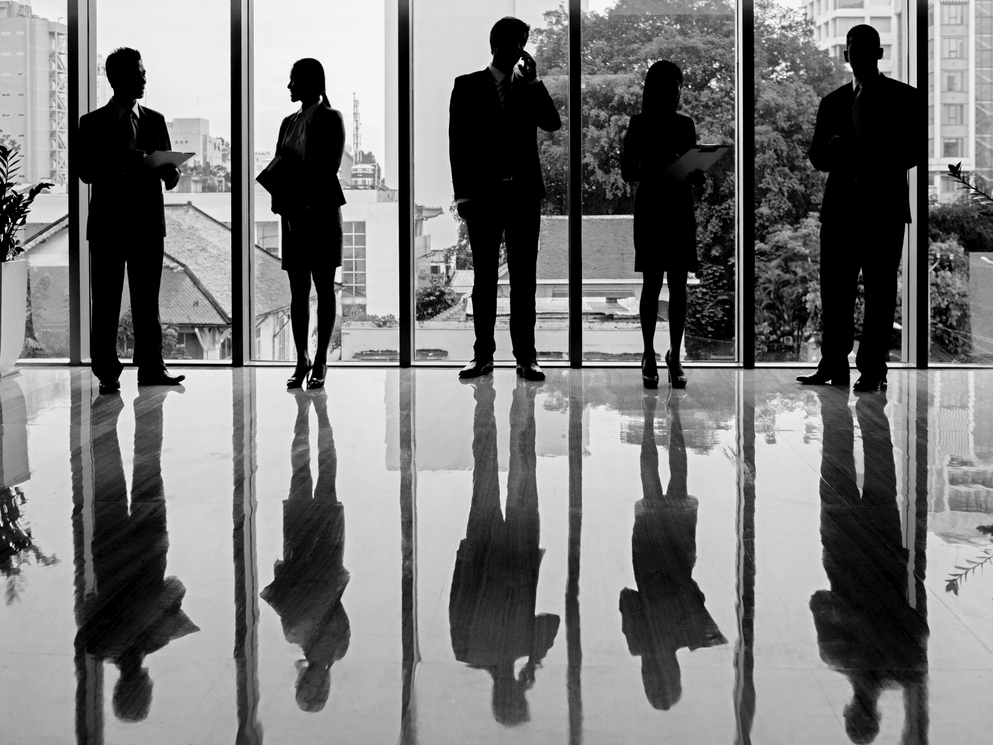 Business professionals in meeting